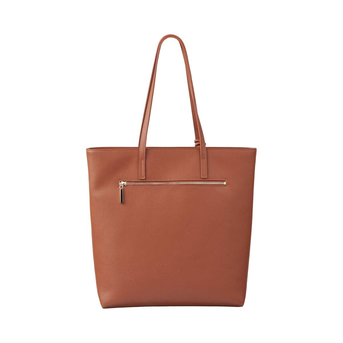 Juliana Shopper Læderbrun