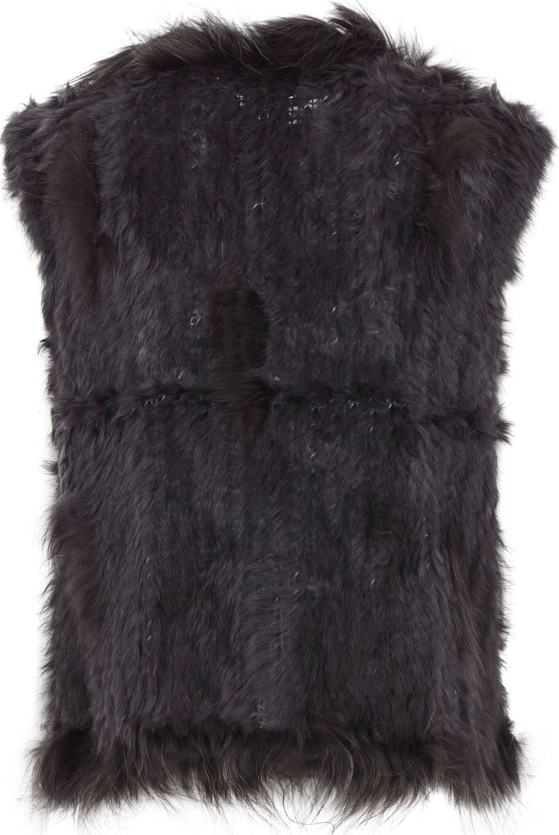 Anna vest Mørke Grå