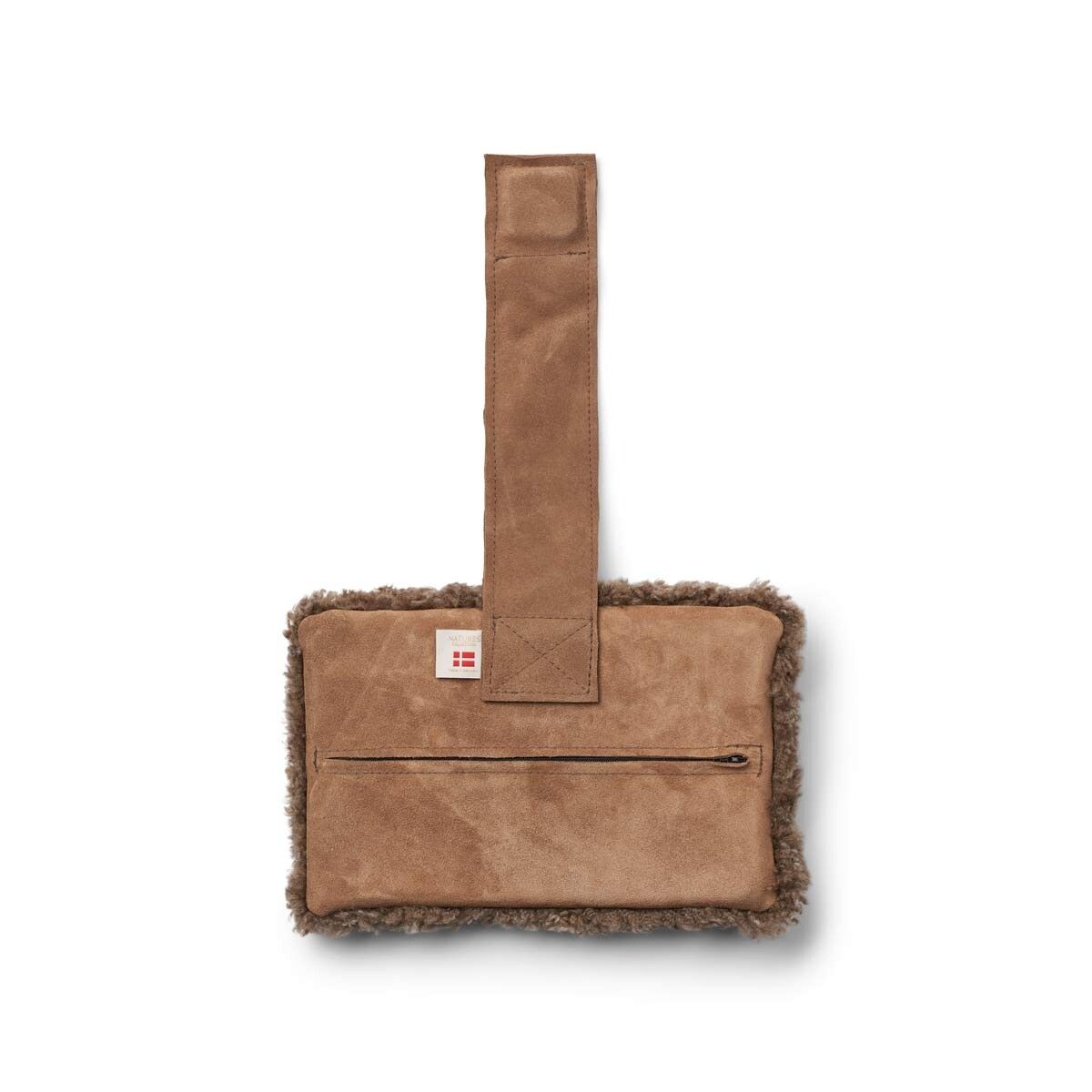 Nakkestøtte | Korthåret | New Zealand | Kalvelæder Taupe