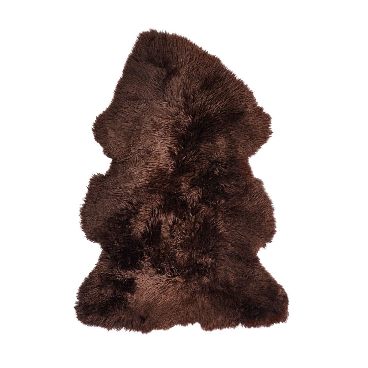 Lammeskind | Langhåret | New Zealand | 115x60 cm Chokolade