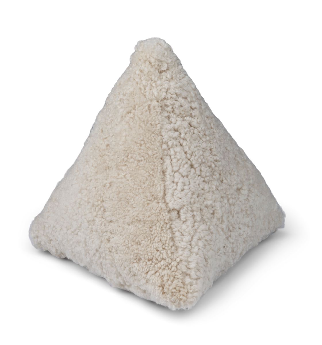 Hematite pude | Korthåret | New Zealand | 35x35x35 cm Beige