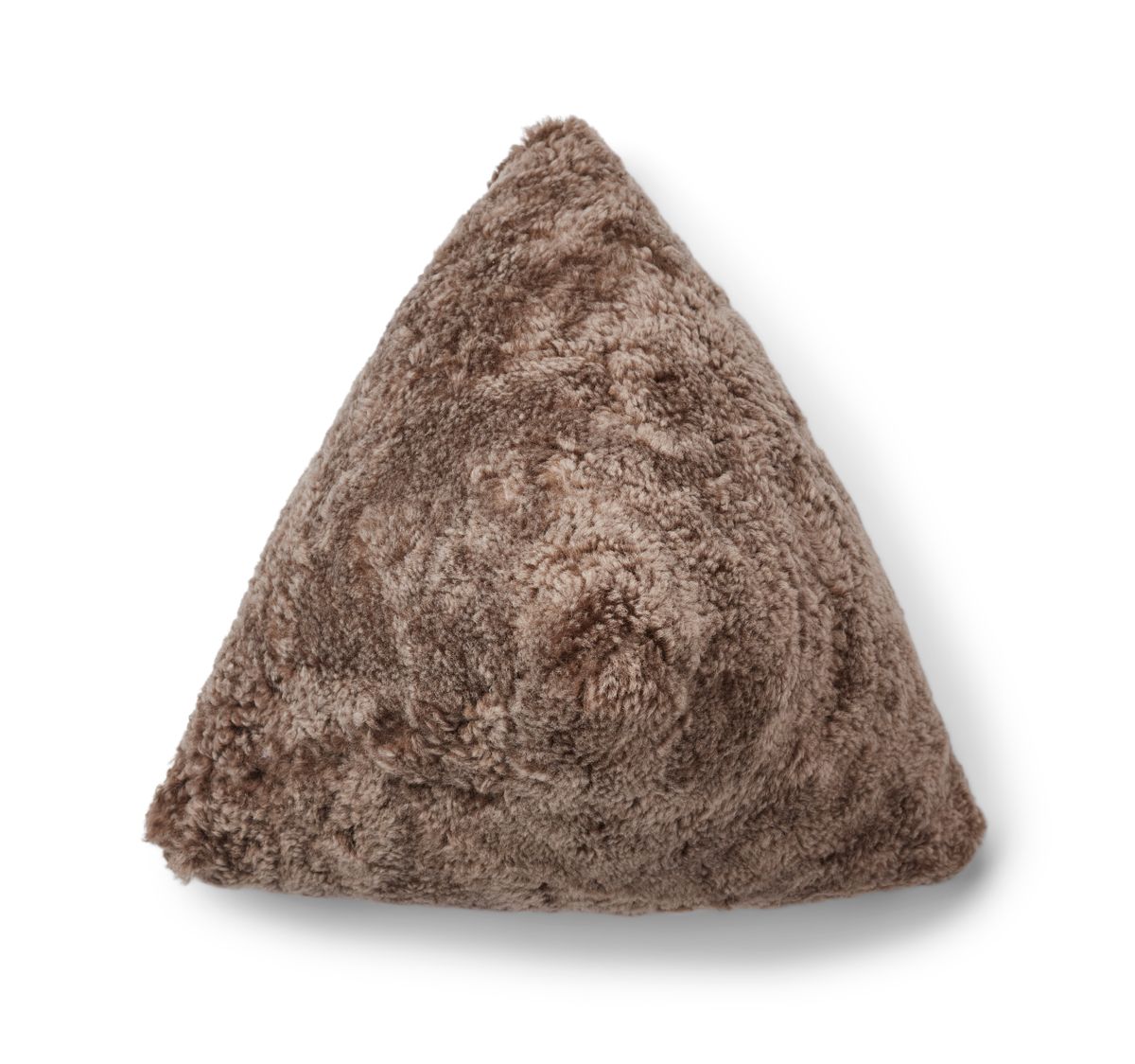 Hematite pude | Korthåret | New Zealand | 35x35x35 cm Taupe