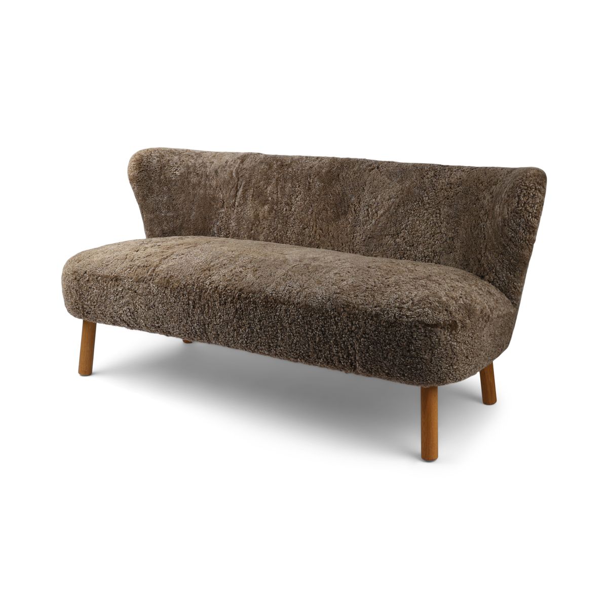 Emanuel 2-personers sofa | Designmøbel Lysebrun