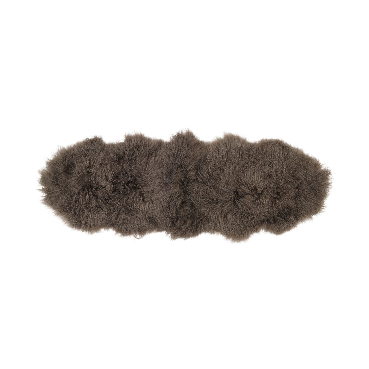 Dobbelt lammeskind | Tibet | 150x55 cm Taupe