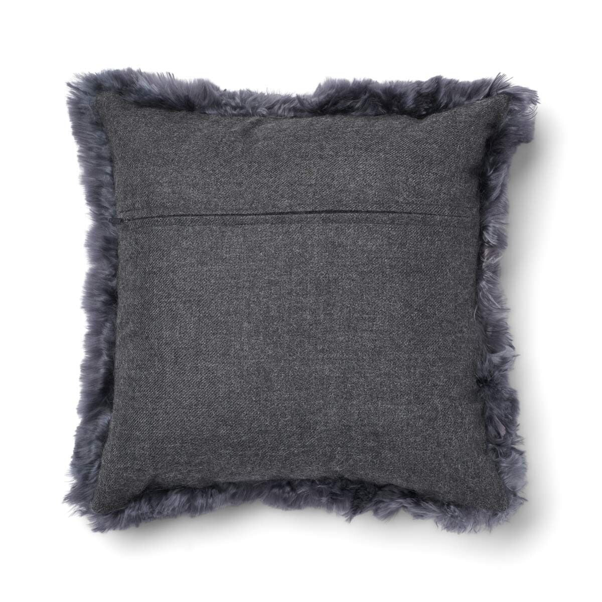 Alpakauldpude | Langhåret | 40x40 cm, 30x60 cm & 60x60 cm Stålgrå