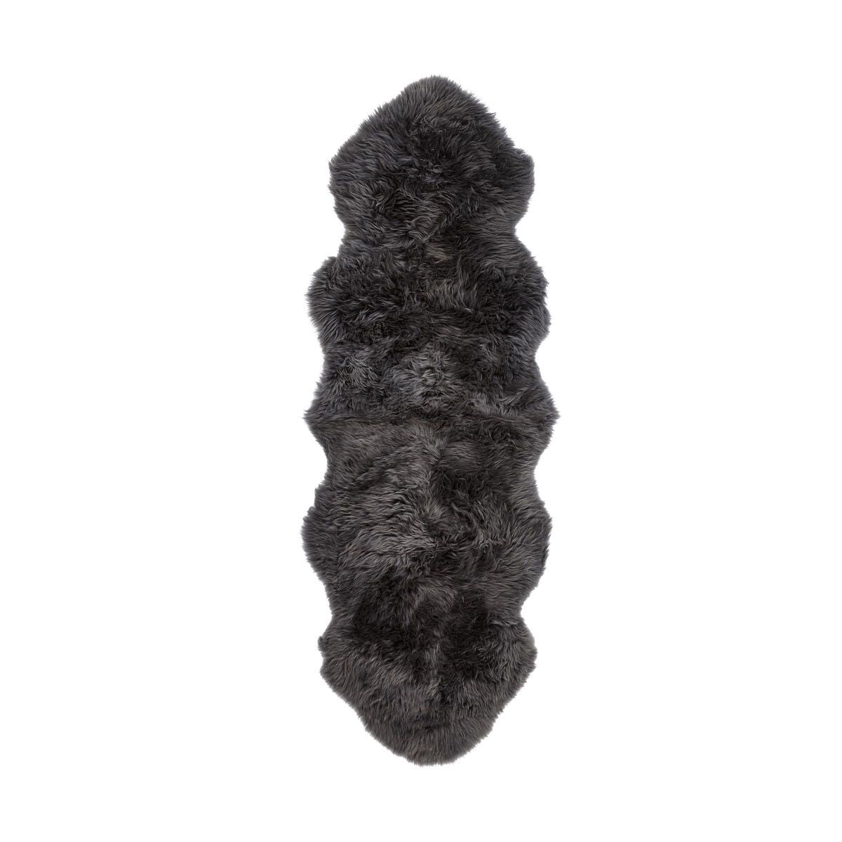 Lammeskind | Langhåret | New Zealand | 180x60 cm Stålgrå