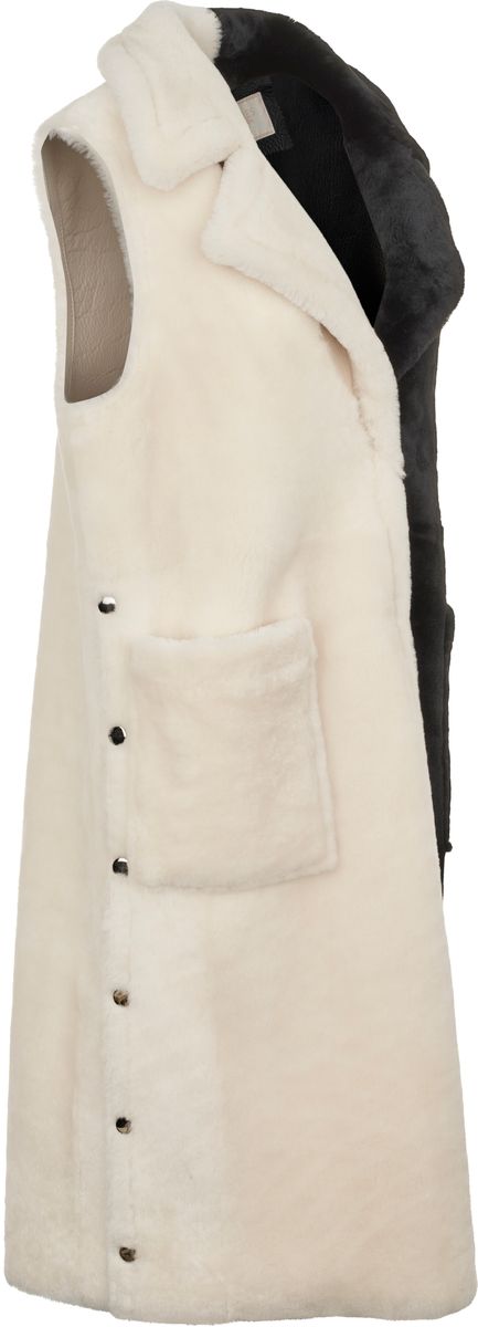 Raelynn Vest Sort / Beige