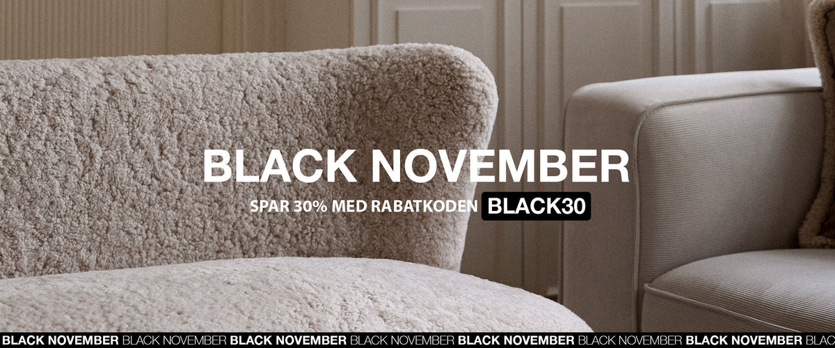Black Month – lammeskindspuffer