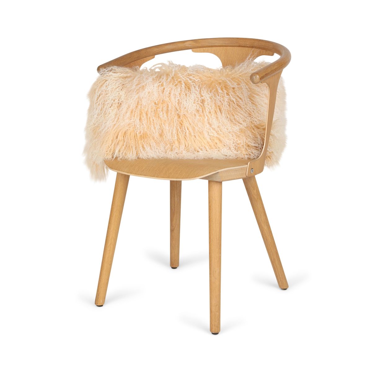 Lammeskindpude | Krøllet | Tibet | 28x56 cm