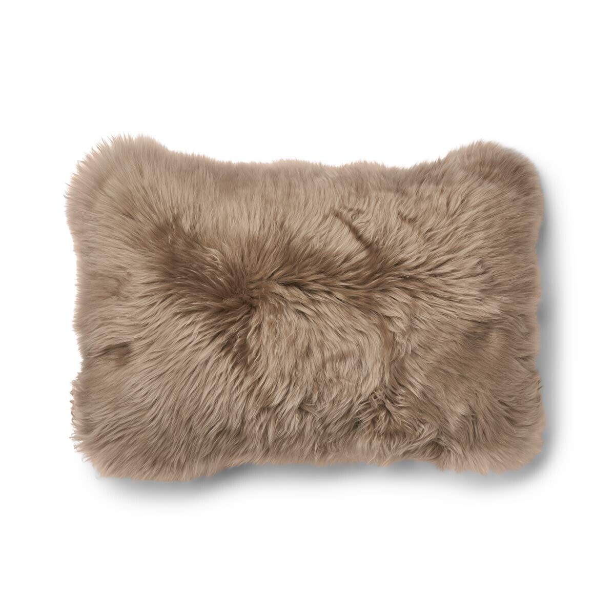 Classic Collection | Uldpude | Langhåret | 52x52 cm | 34x52 cm Beige/Taupe