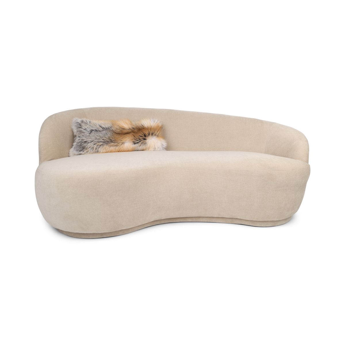 Premium rævepude | Kashmirbagside | Norge | Golden Island Fox | 26x56 cm