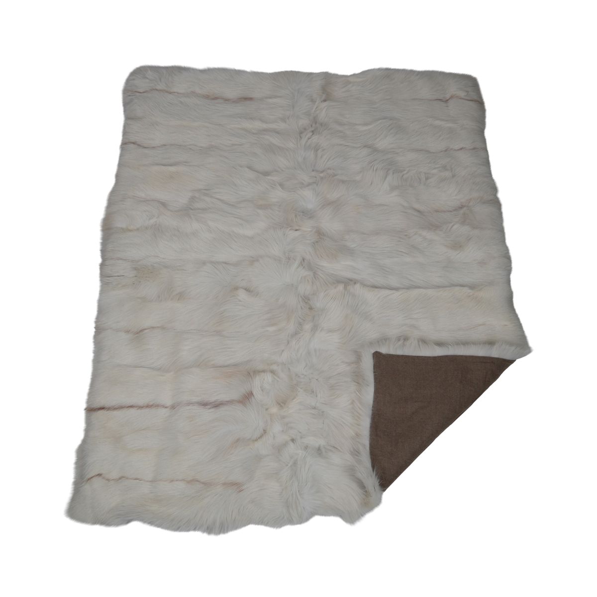 Premium ræveplaid | Bagside af kashmir | Sun Glow (Light) | 150x220 cm