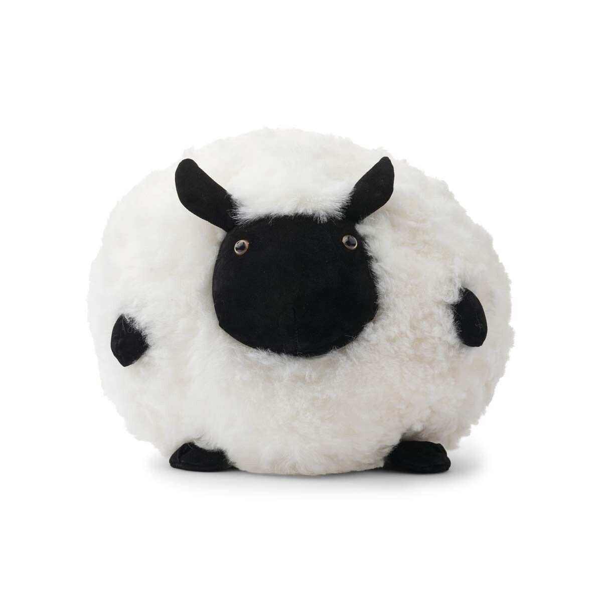 Cute Sheep Pude | Ø20 cm Sort/Hvid