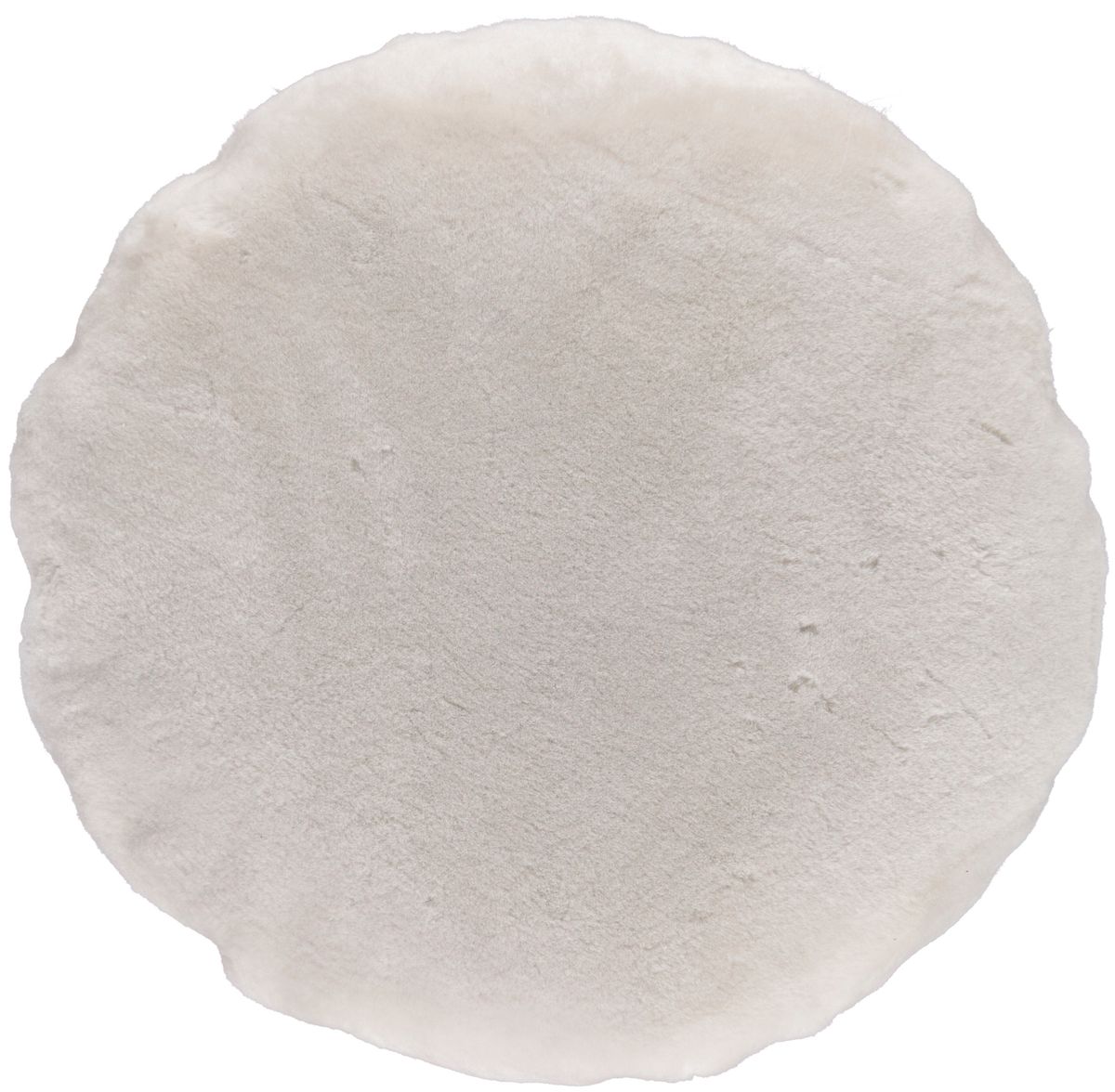 Lammeskindspude | Velvet | Moccasin | Dobbeltsidet | Ø45 cm & Ø62 cm Beige