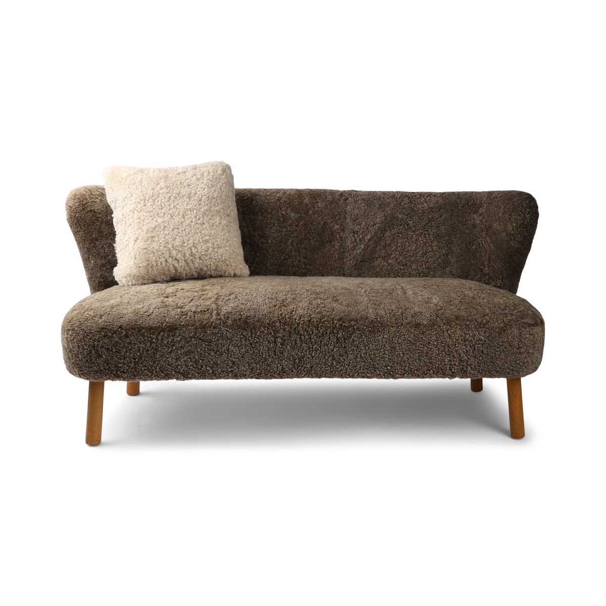 Emanuel 2-personers sofa | Designmøbel Lysebrun