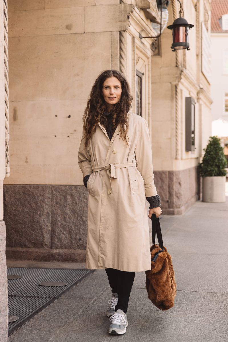 Hailey Shopper Efterårsmarmor