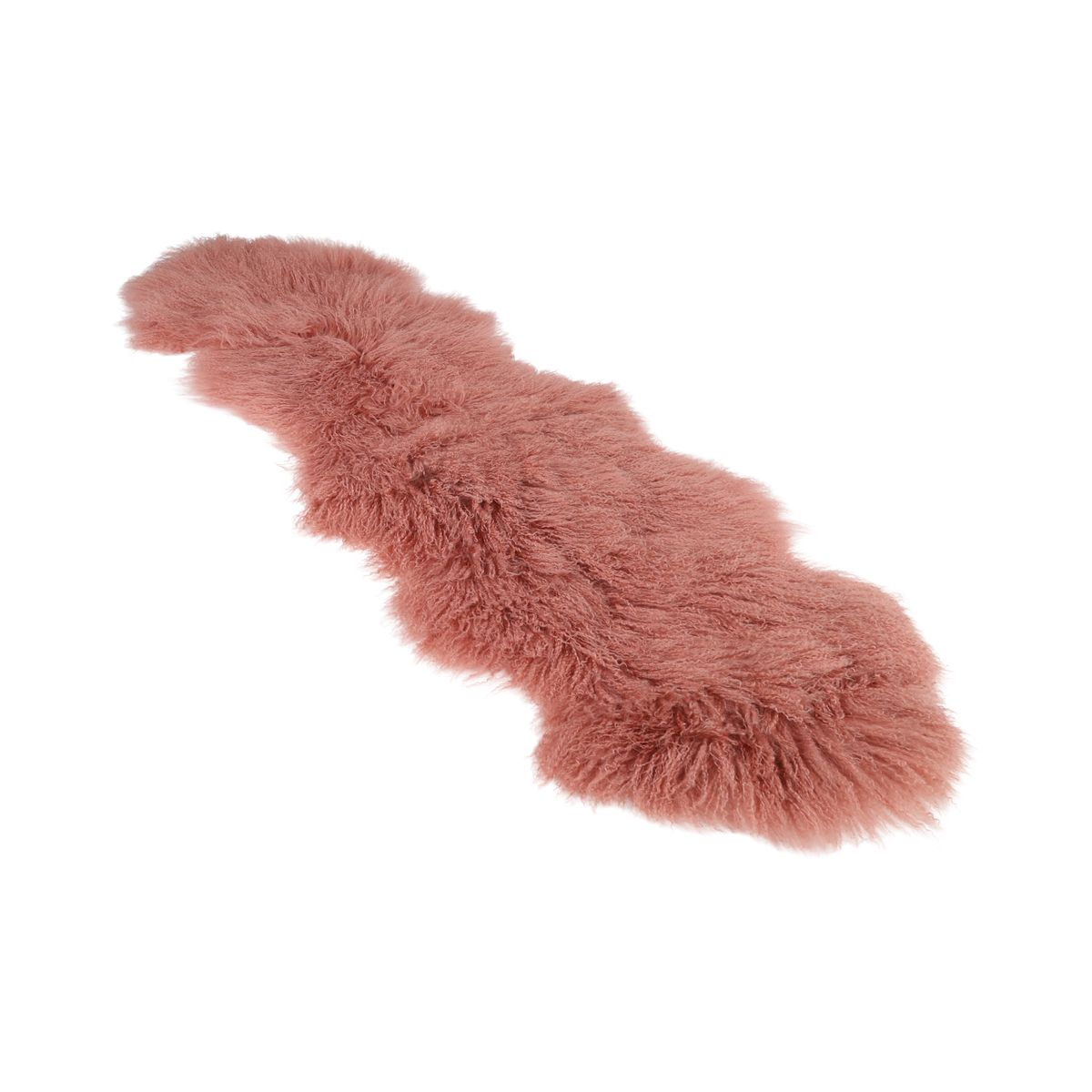 Dobbelt lammeskind | Tibet | 150x55 cm Rosa