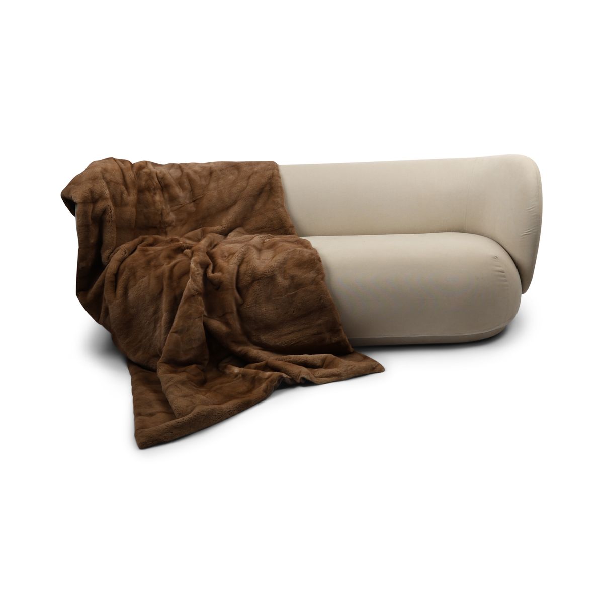 Minkplaid | Bagside af kashmir | Redglow | 195x125 cm