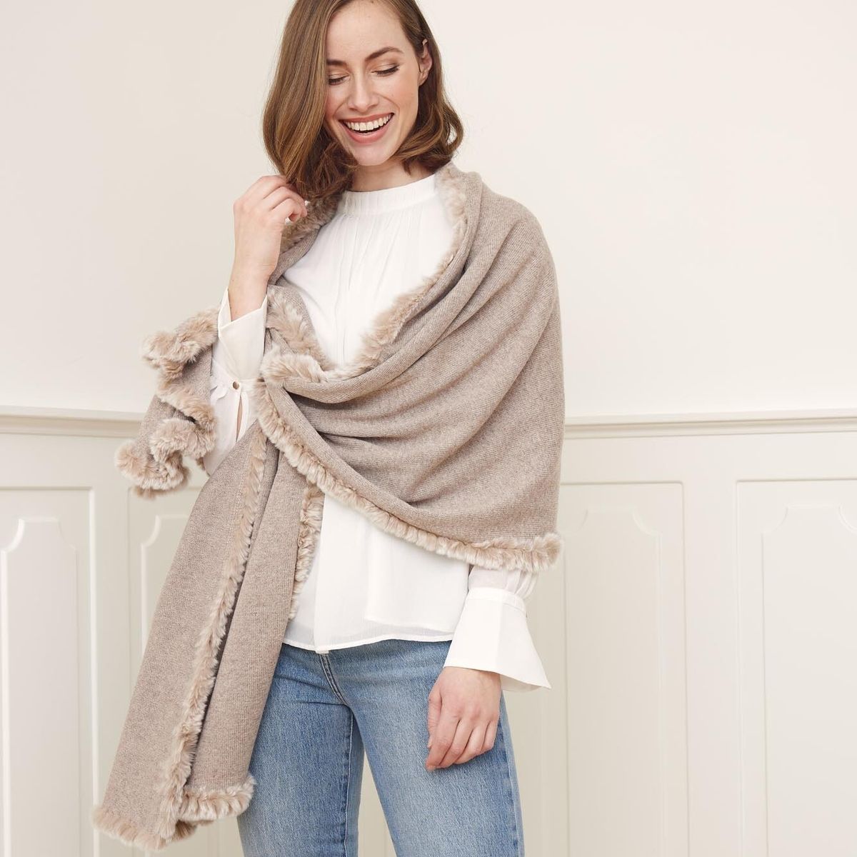 Scarlet tørklæde Sort / Sort