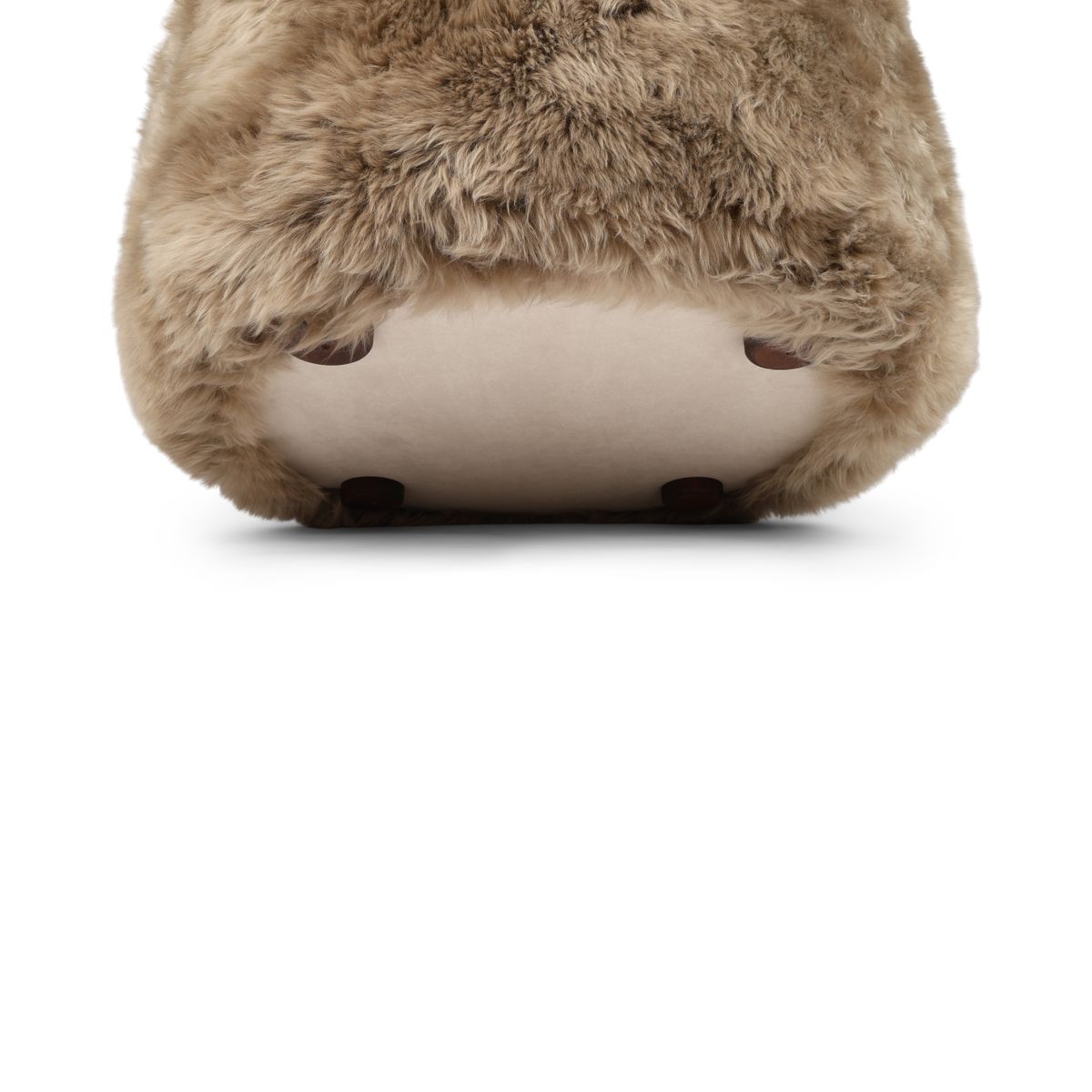 Rund Skandi Loungestol Taupe