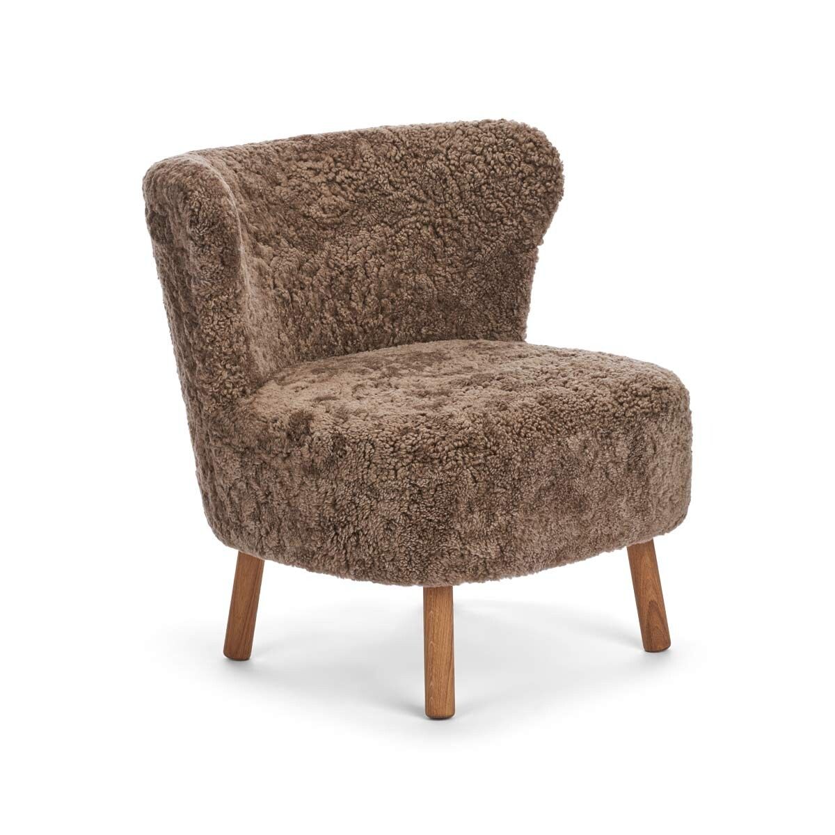 Emil Lounge Chair | Korthåret Taupe