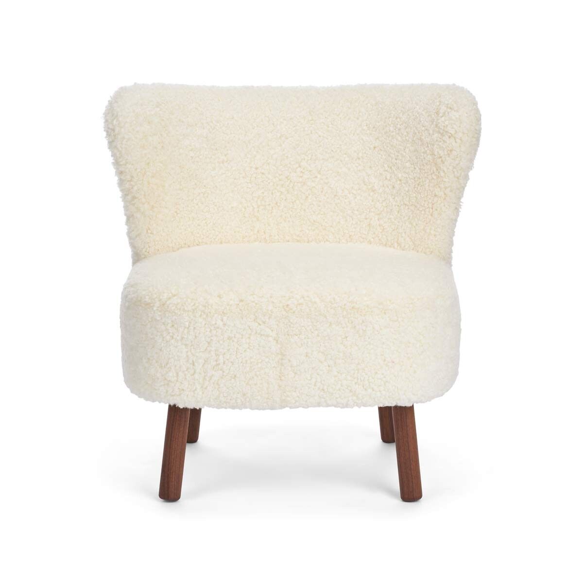 Emil Lounge Chair | Korthåret Elfenben