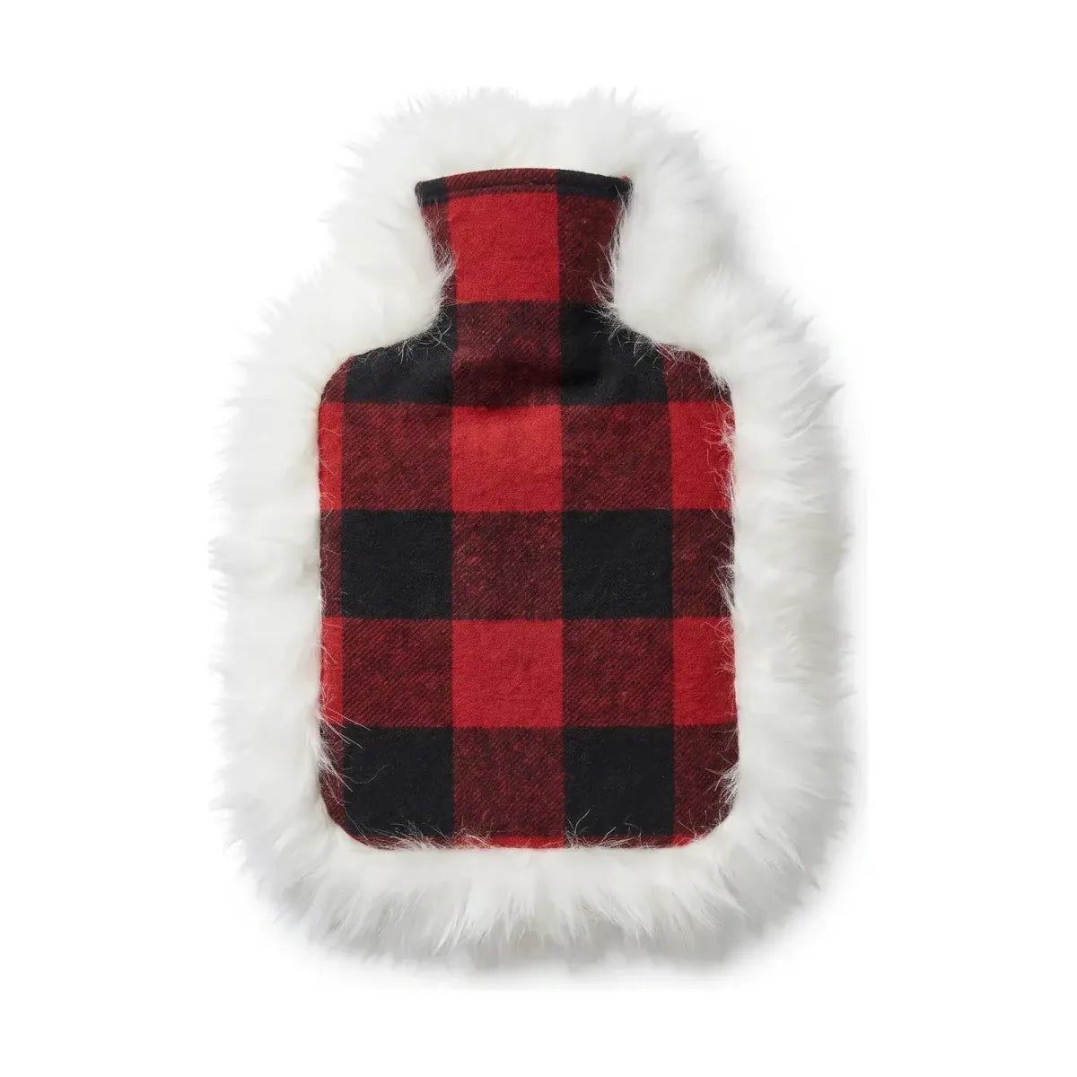 Varmedunk | Lammeskind, uld | 37x27 cm Rob Roy Tartan Rød/Hvid