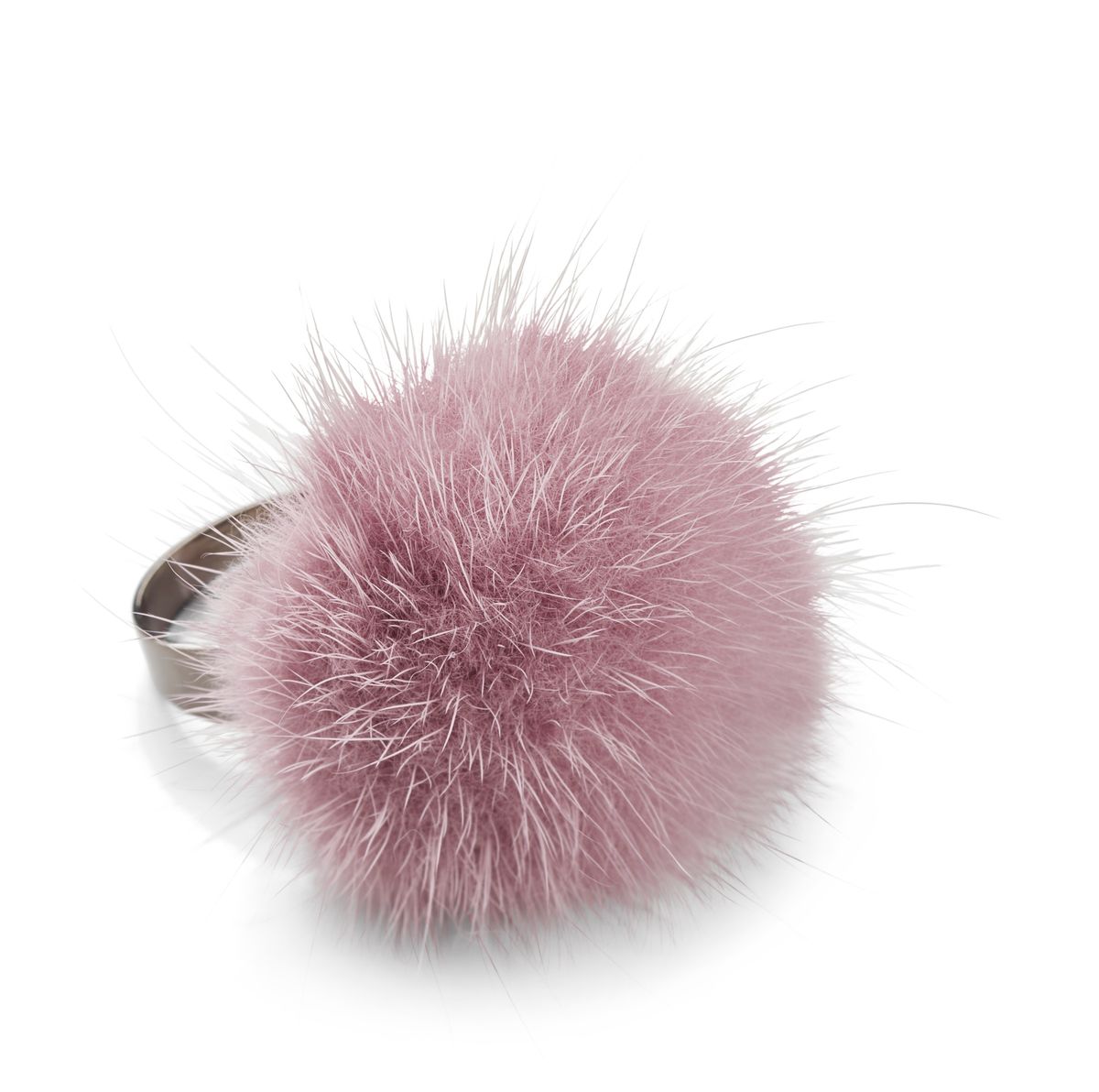 Ring Pom Pom Lilla