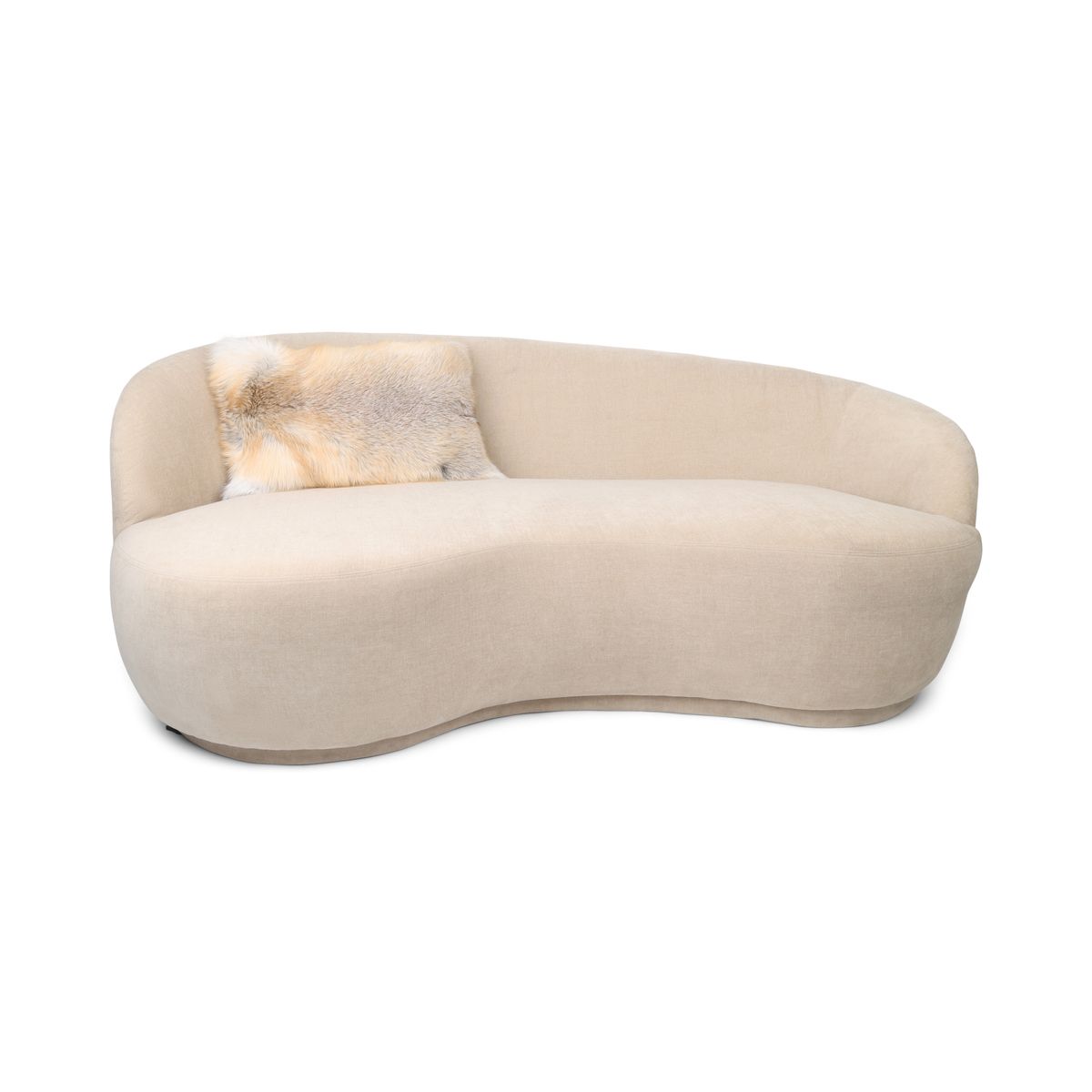 Premium Rævepude | Cashmere Bagside | Norge | Golden Island Fox | 35x56 cm