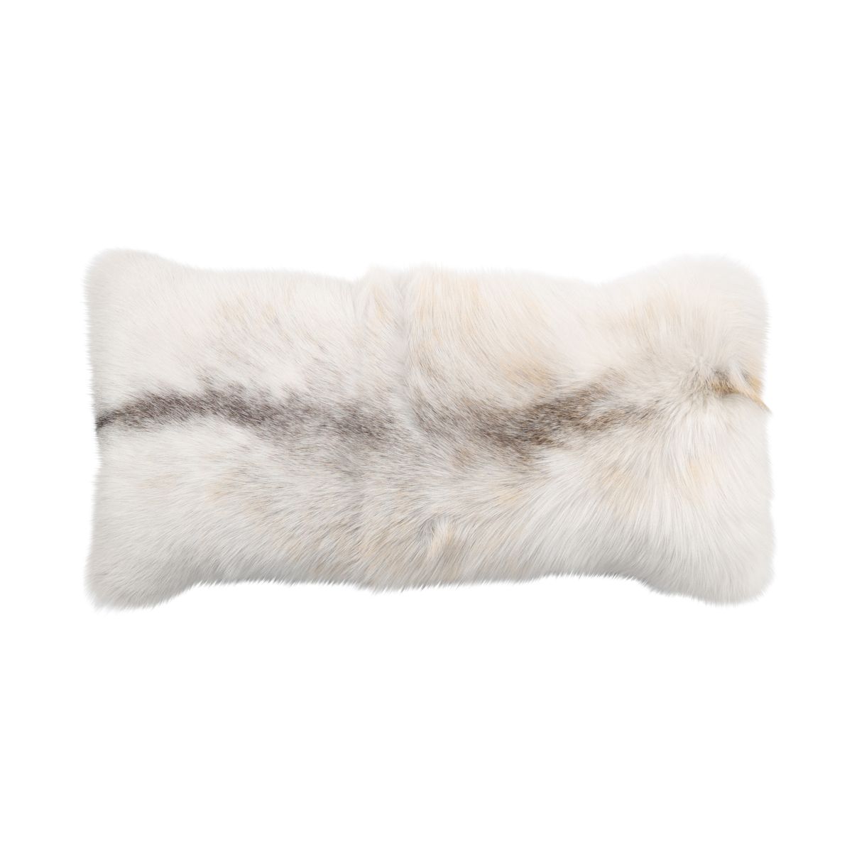 Premium Rævepude | Cashmere Bagside | Norge | Arctic Marble | 35 x 70 cm