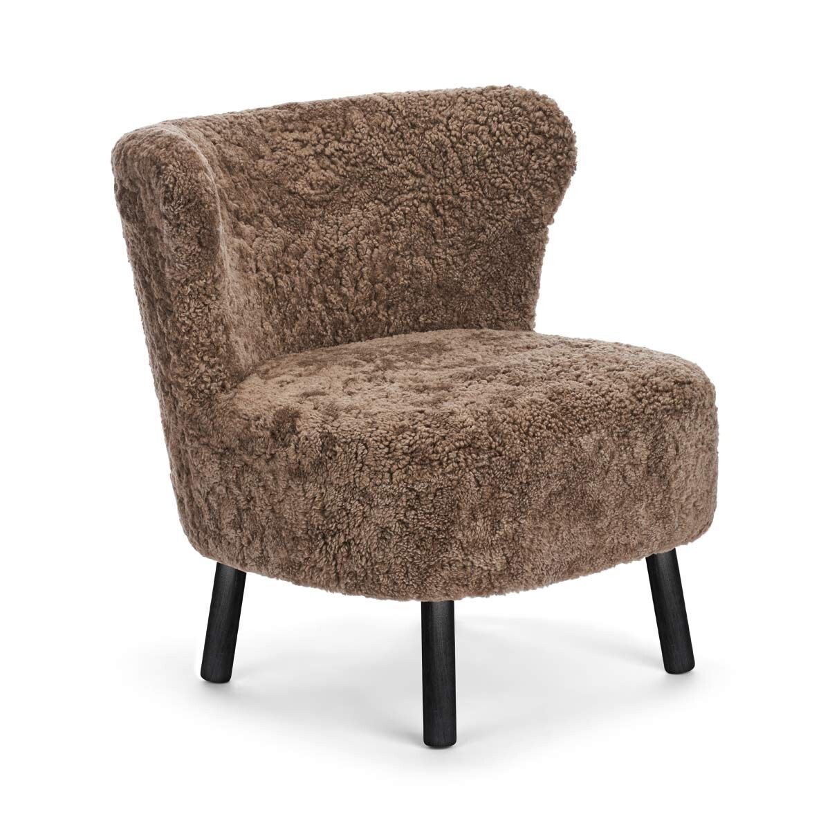 Emil Lounge Chair | Korthåret Taupe