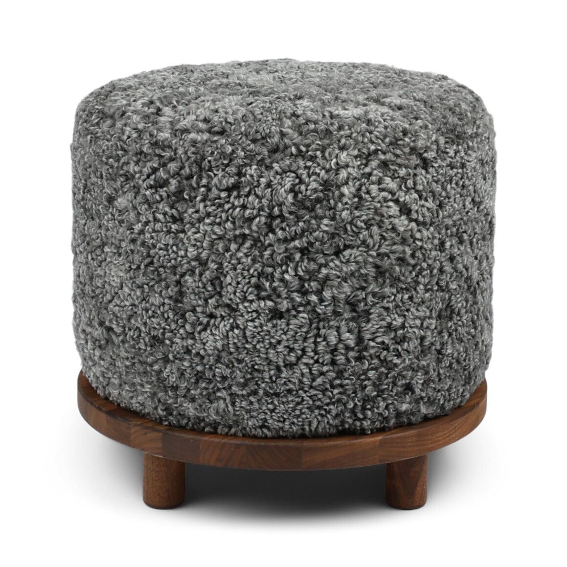 Simon Puf | Korthåret | D46xH42 cm Grafitgrå