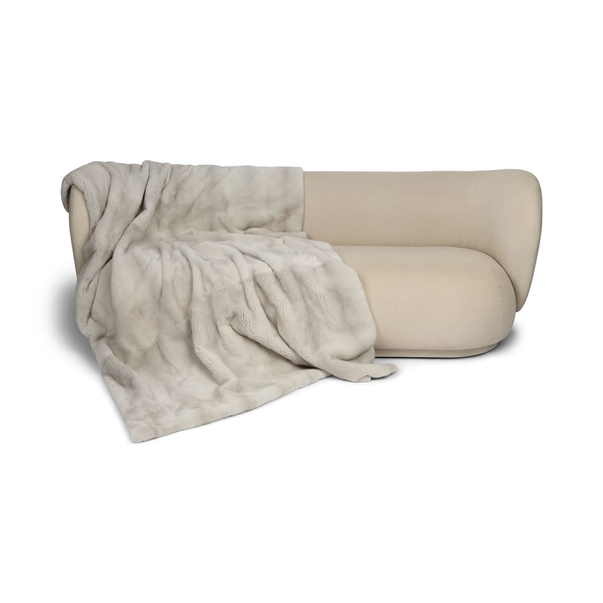 Minkplaid | Bagside af kashmir | Sapphire Crosse | 140x190 cm