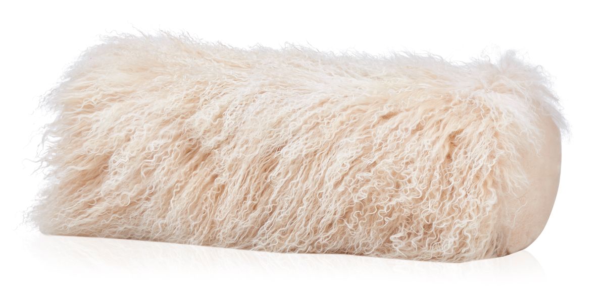 Bolsterpude | Krøllet | Tibet | Ø20xL52 cm 