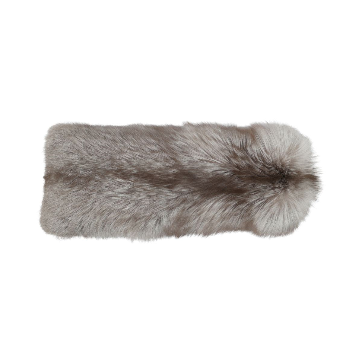 Premium rævepude | Kashmirbagside | Norge | Pearl Blue Fox | 30x80 cm