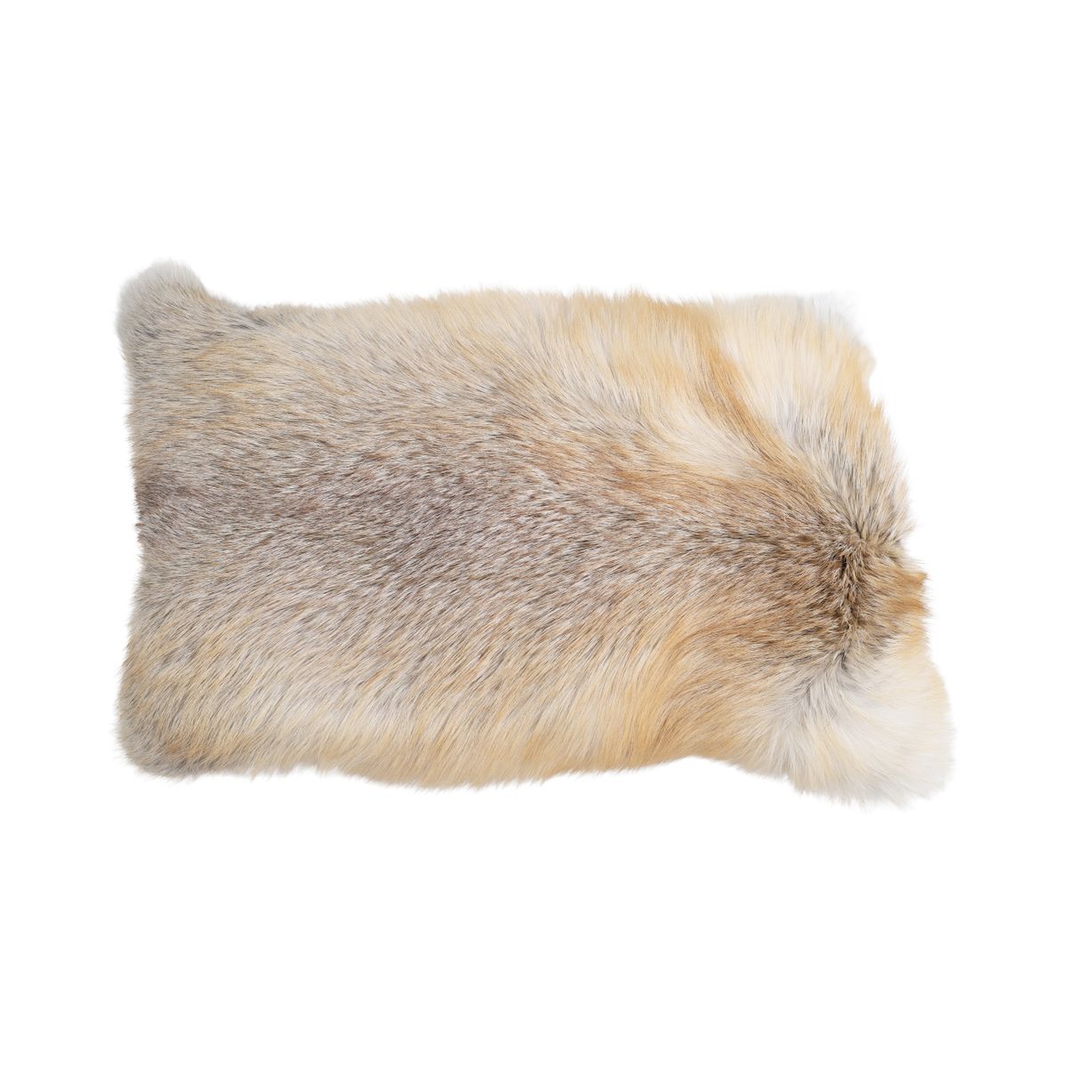 Premium Rævepude | Cashmere Bagside | Norge | Golden Island Fox | 35x56 cm