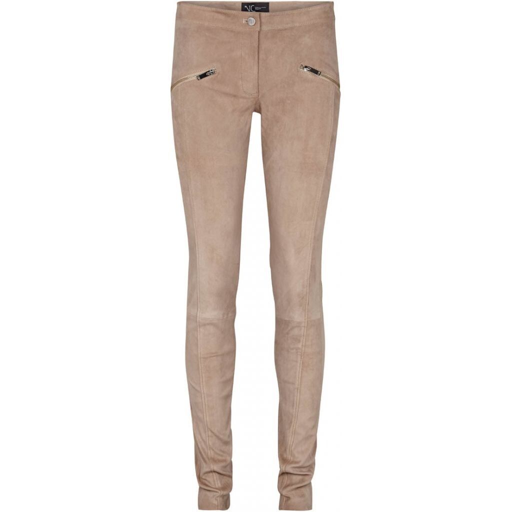 Jasmin Leggins i ruskind Lys taupe