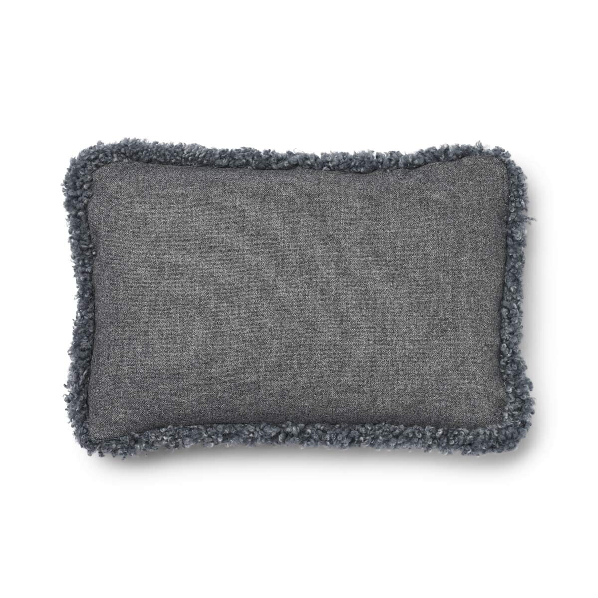Classic Collection | Uldpude | Korthåret | Dobbeltsidet | 52x52 cm | 34x52 cm Stengrå/Lysegrå 