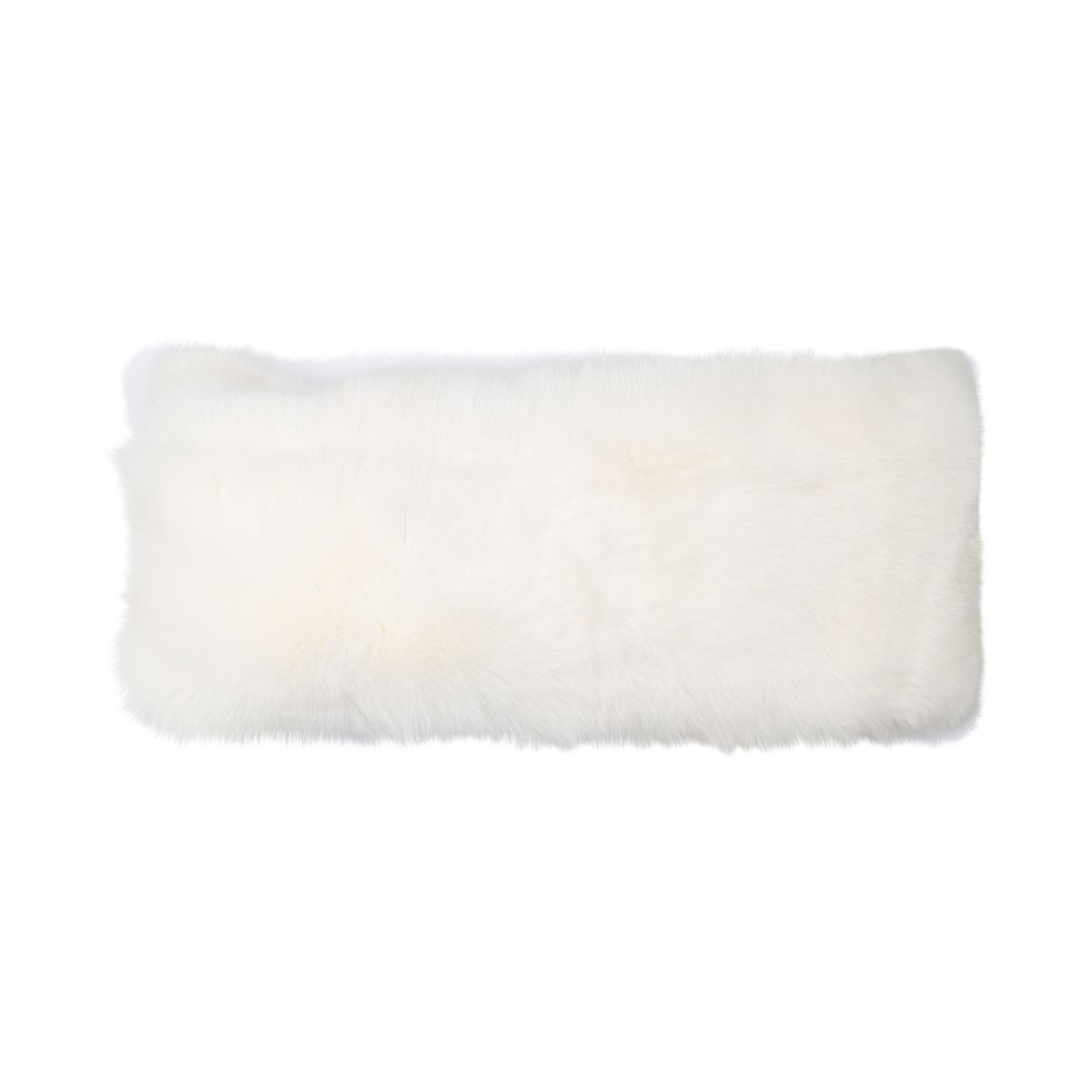 Premium Rævepude | Cashmere Bagside | Norge | Arctic Marble Fox | 35x70 cm