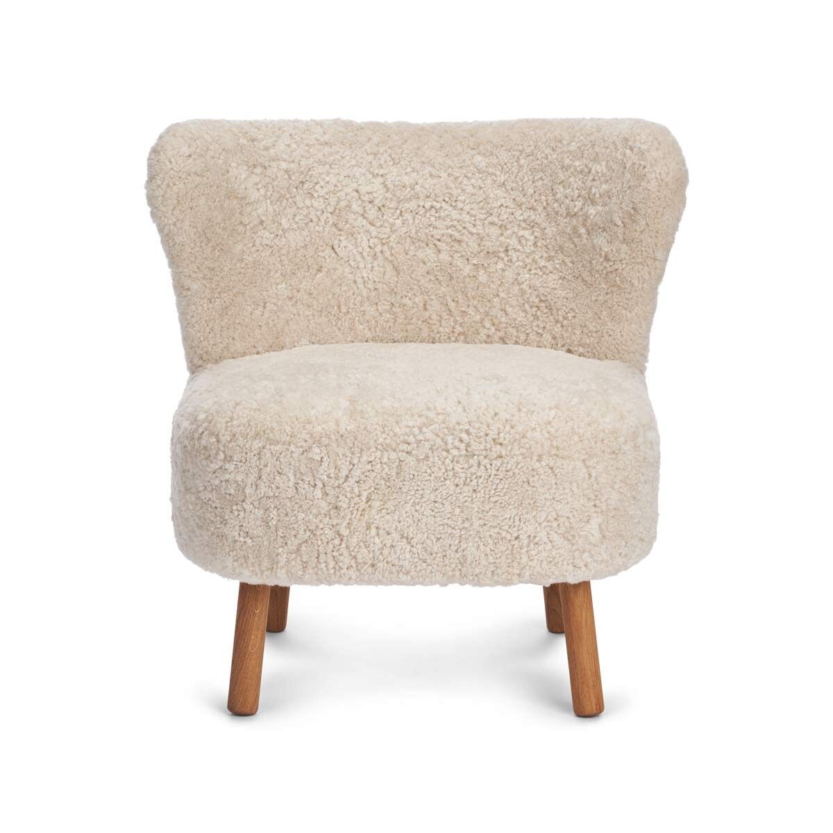 Emil Lounge Chair | Korthåret Perle