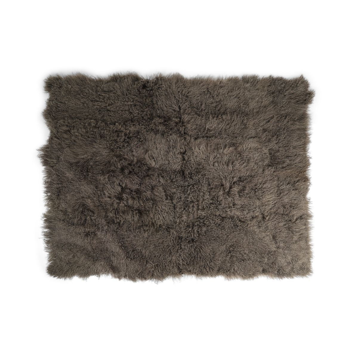 Lammeskindsplaid | Krøllet | Tibet | 140x180 cm