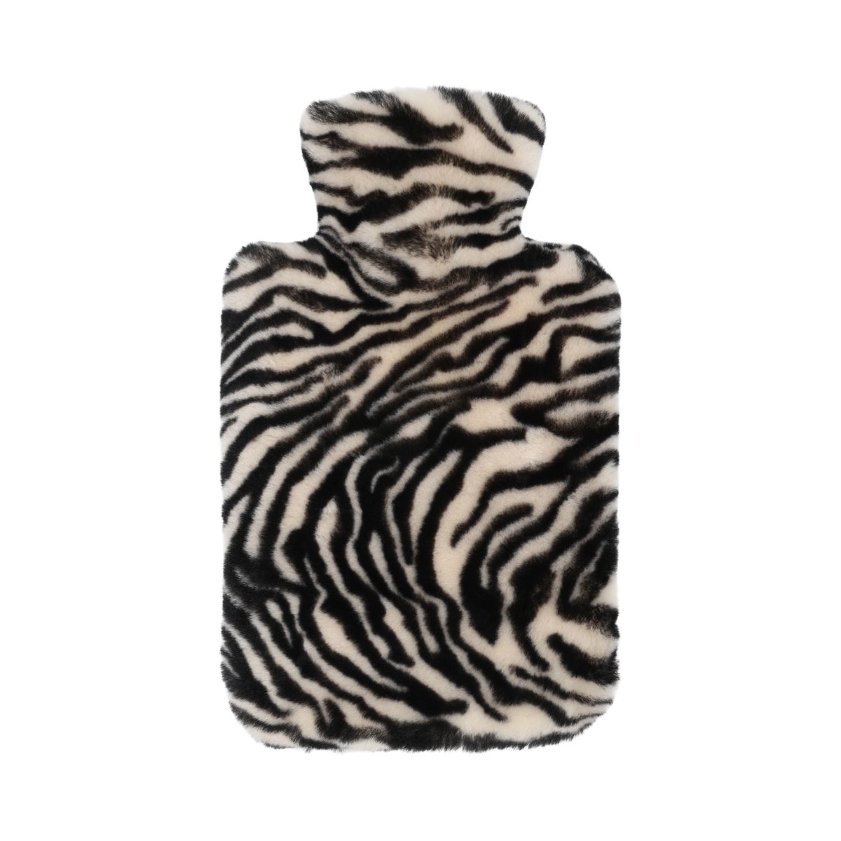 Varmedunk | Moccasin | New Zealand | 37x27 cm Zebraprint: Sort/Creme