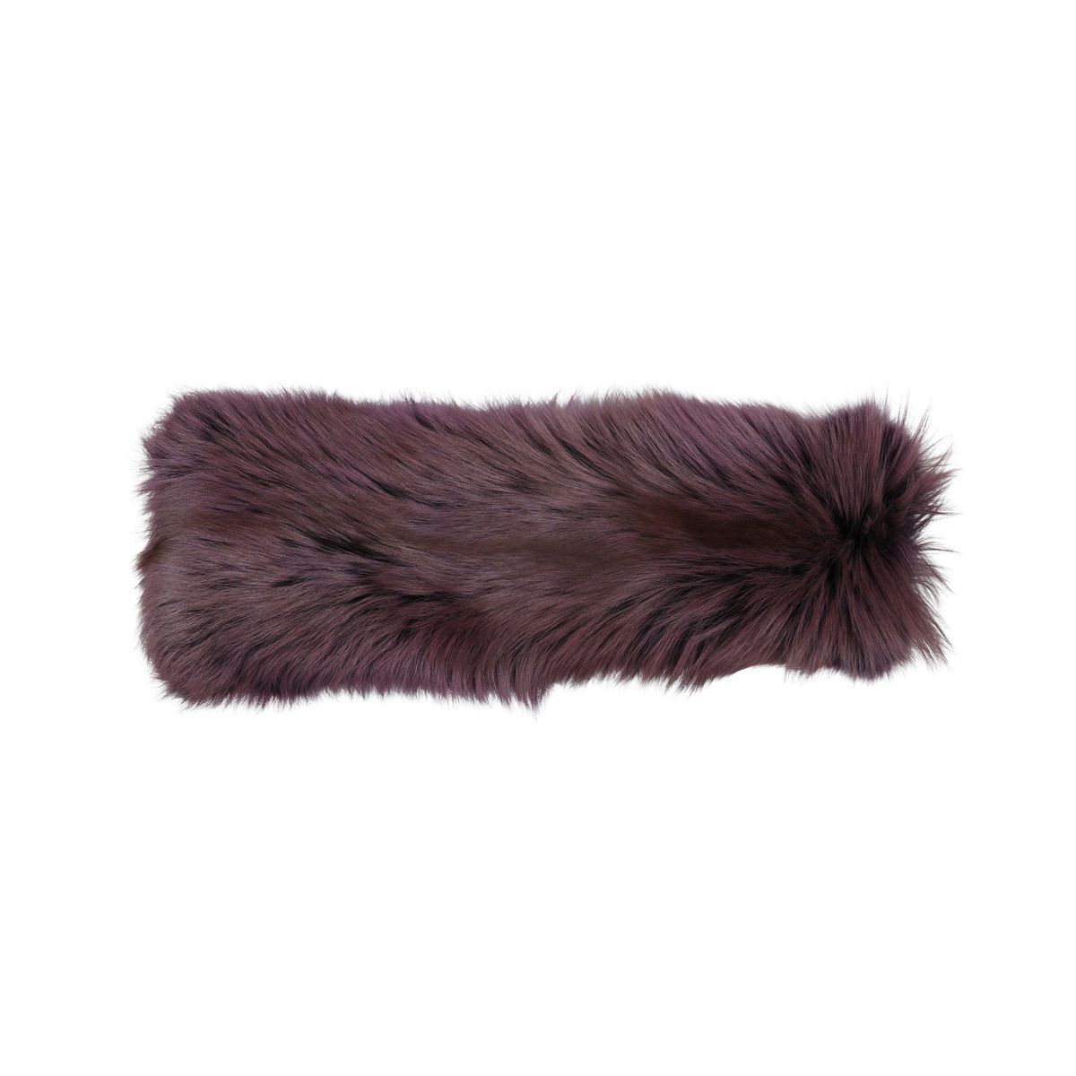 Premium rævepude | Kashmirbagside | Norge | Lilla | 70x24 cm