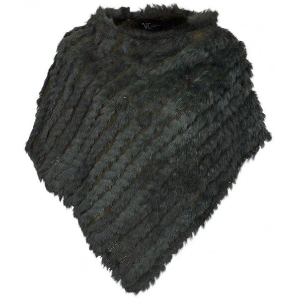 Molly poncho Antik Grøn