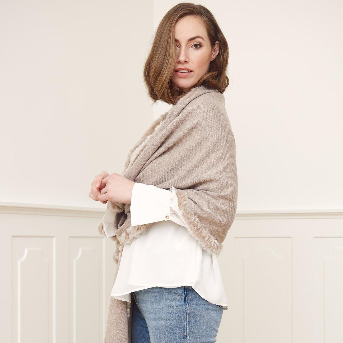 Scarlet tørklæde Sort / Sort