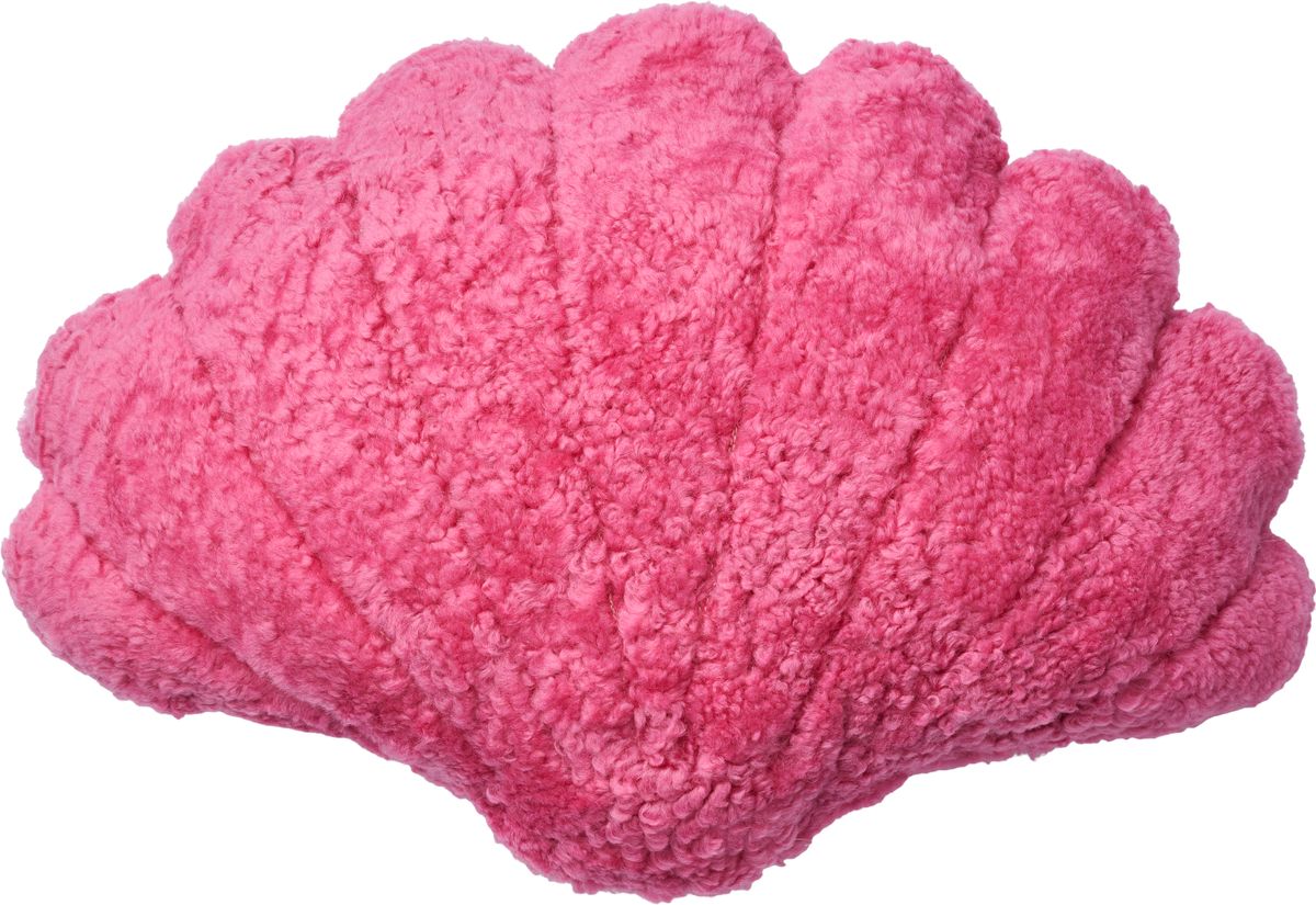 Shell pude | Korthåret | New Zealand Koral Pink