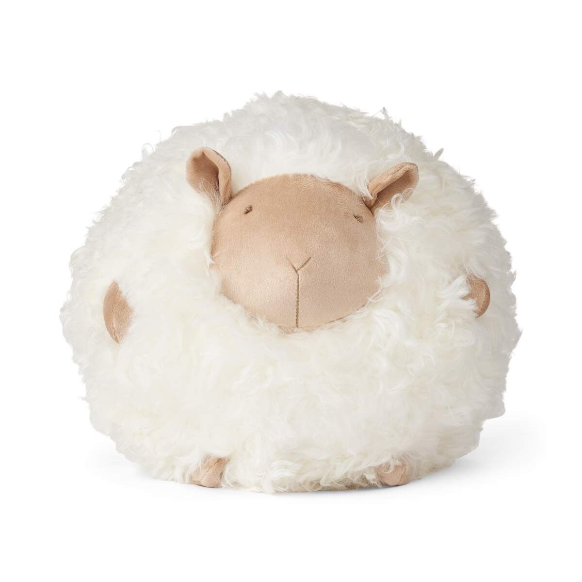 Cute Sheep Pude | Ø26 cm Beige/hvid