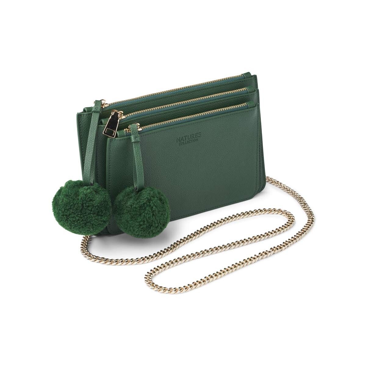 Camilla Clutch Antik Grøn