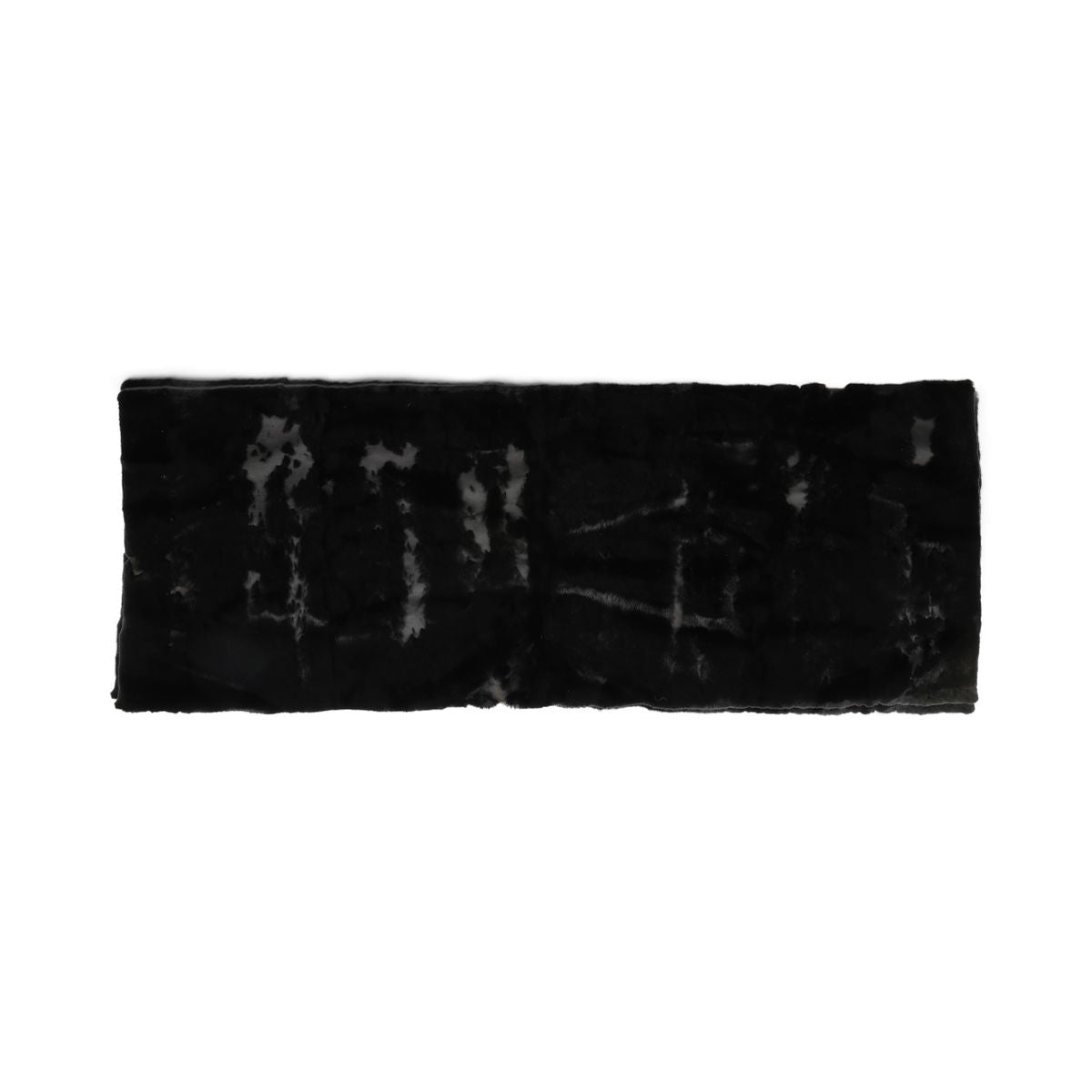 Minkplaid | Bagside af kashmir | Blacky | 150x60 cm
