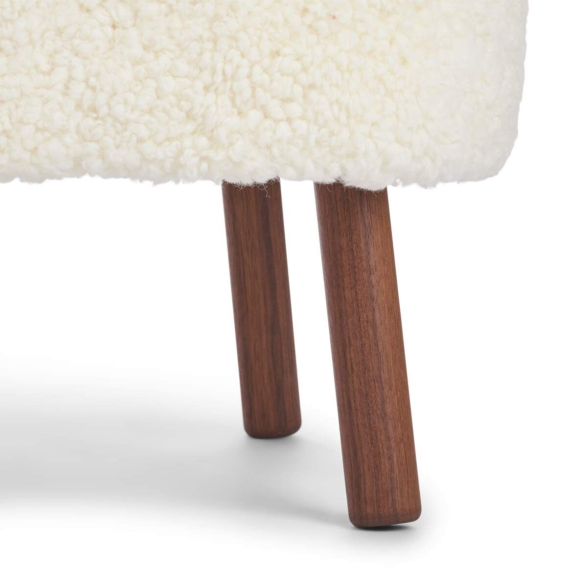 Emil Lounge Chair | Korthåret Hvid